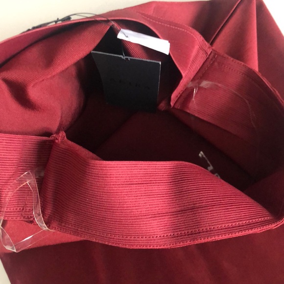 Akira Bandage Midi Skirt *deep red* - Picture 4 of 7